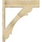 Ekena Millwork Olympic Block Rough Sawn Outlooker, Douglas Fir, 8"W x 32"D x 36"H OUT08X32X36OLY05RDF - alternate 4